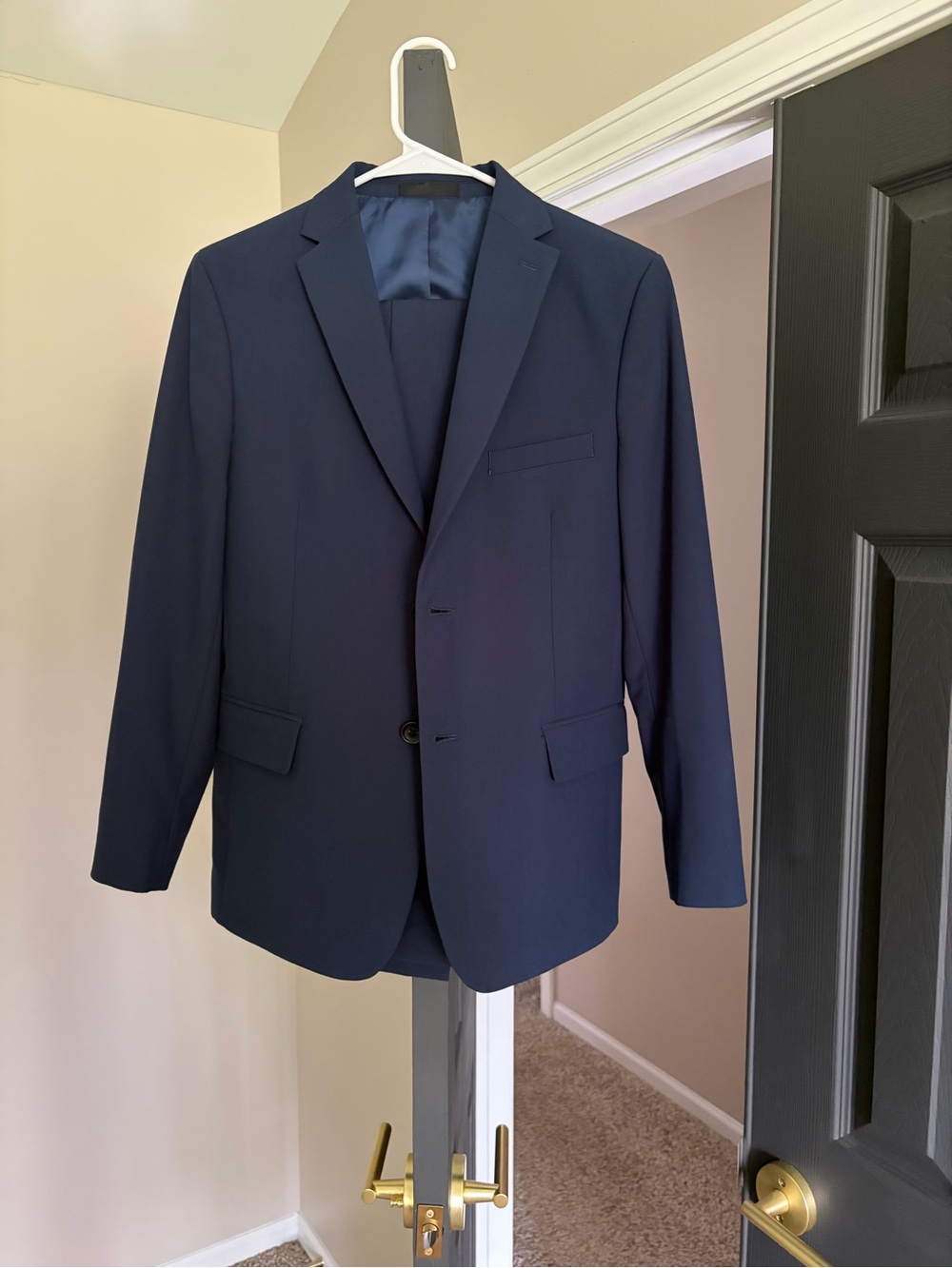 Navy Boys Classic Single-Breast-Suit-Kenneth Cole